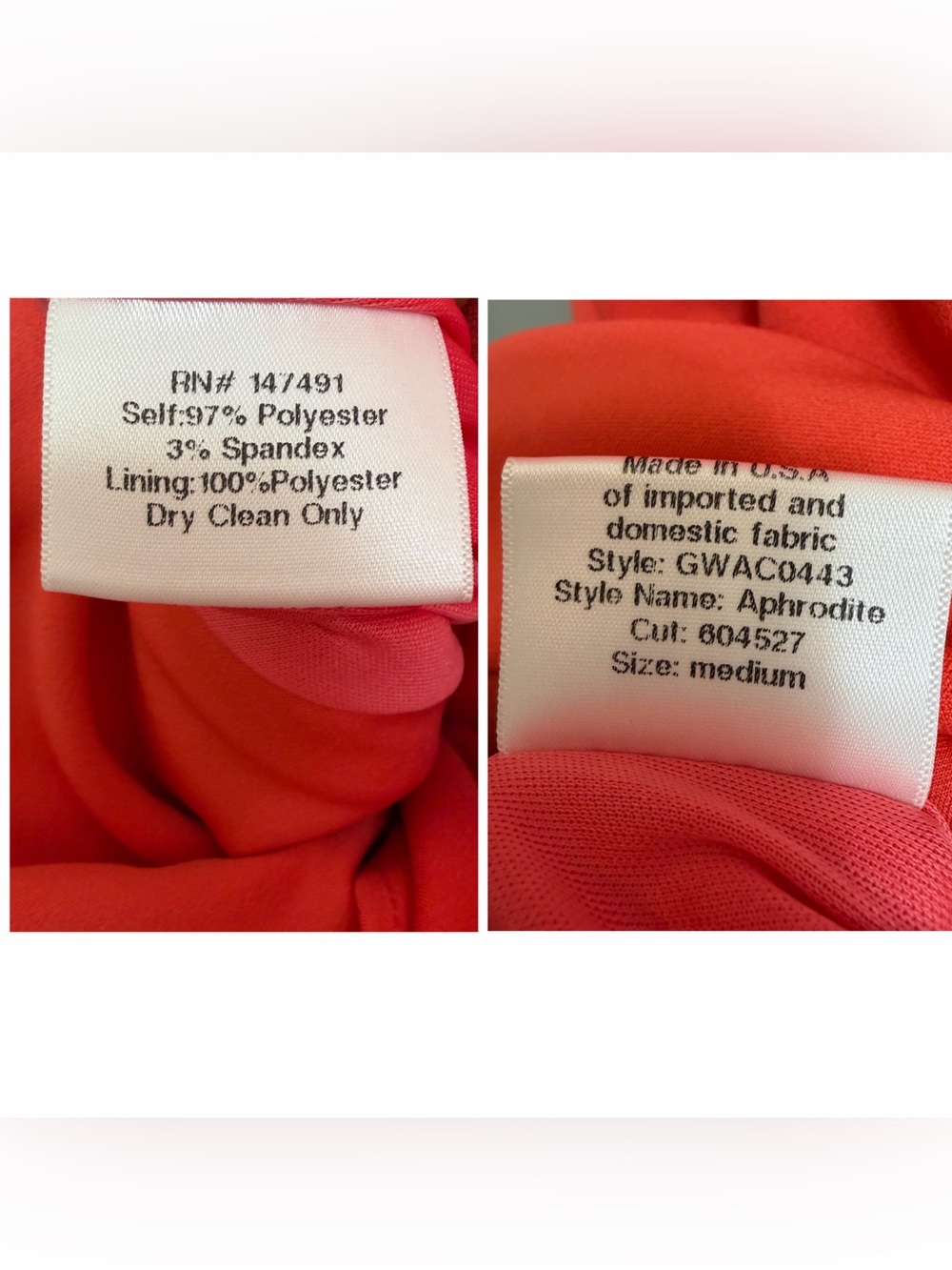 Katie May Aphrodite Maxi Dress Open Back Ruffle Hem in Cayenne Size M NWT NEW - Picture 9 of 11